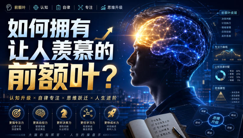 付费文:如何拥有让人羡慕的前额叶?-副业资源网