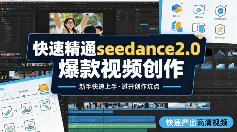 快速精通seedance2.0爆款视频创作,快速产出高清视频,避开大量创作坑点,新手也能快速上手-副业资源网