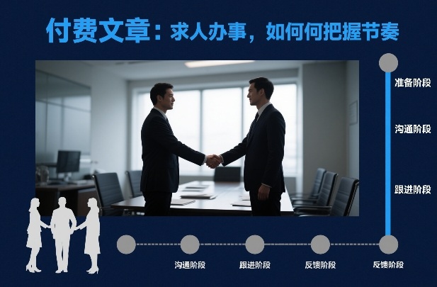 付费文章：求人办事，如何把握节奏-副业资源网