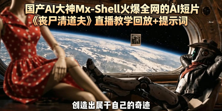 国产AI大神Mx-Shell火爆全网的AI短片《丧尸清道夫》直播教学回放+提示词-副业资源网
