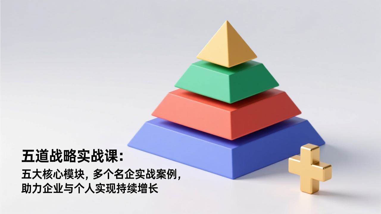 （17095期）五道战略实战课：五大核心模块，多个名企实战案例，助力企业与个人实现持续增长-副业资源网