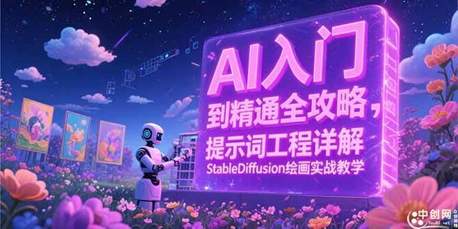 （15181期）AI入门到精通全攻略，提示词工程详解，StableDiffusion绘画实战教学-副业资源网