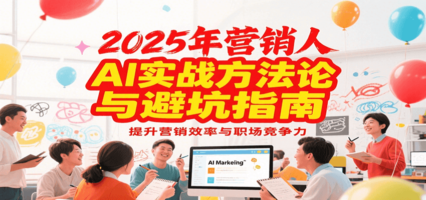 2025年营销实战方法论与避坑指南，利用AI提升营销效率与职场竞争力-副业资源网