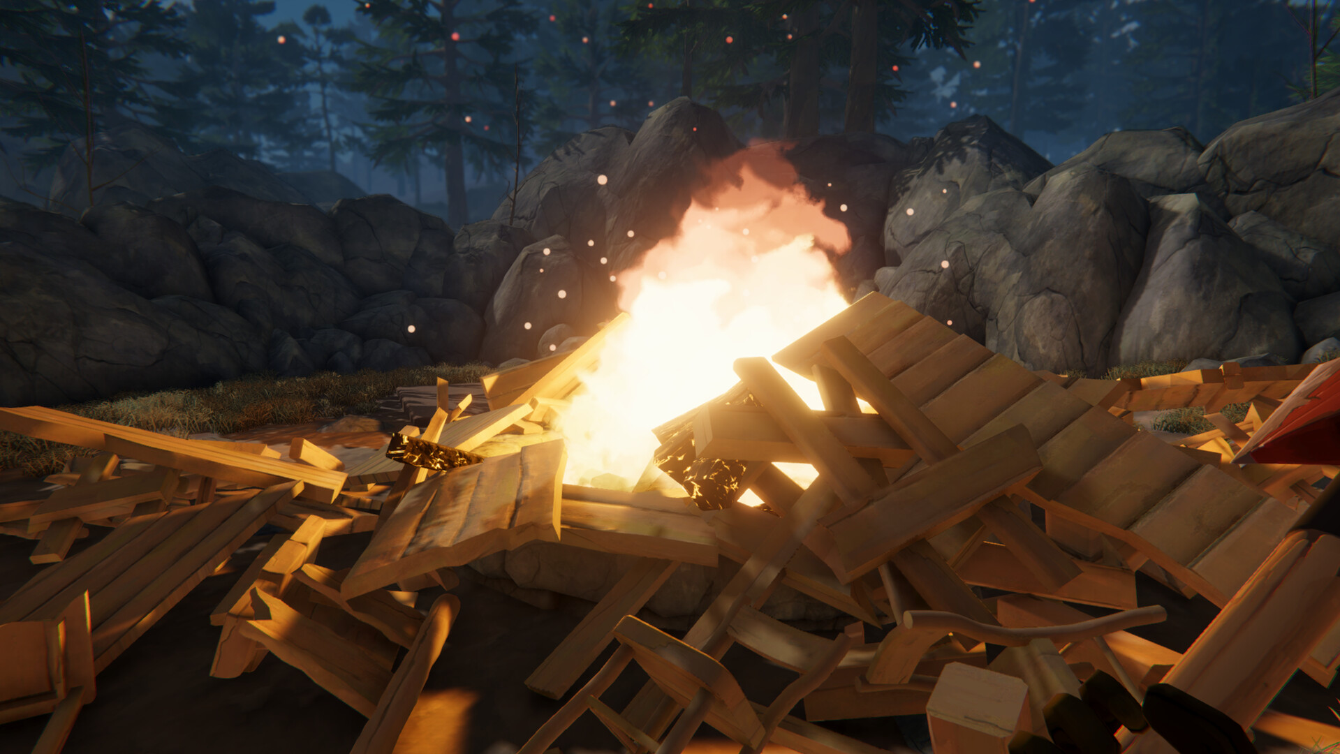 火坑：把东西扔进火里/Fire Pit: Throw Things Into The Fire-副业资源网