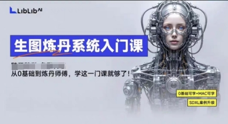 LibLibAI哩布哩布生图炼丹系统入门课，从生图到炼丹，只学这一门就够了-副业资源网