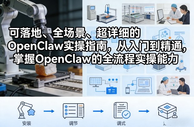 可落地、全场景、超详细的OpenClaw实操指南，从入门到精通，掌握OpenClaw的全流程实操能力-副业资源网