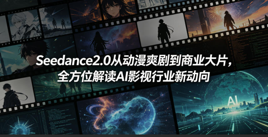Seedance2.0从动漫爽剧到商业大片,全方位解读AI影视行业新动向-副业资源网